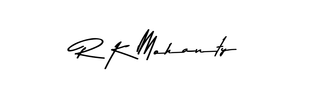 The best way (Asem Kandis PERSONAL USE) to make a short signature is to pick only two or three words in your name. The name R K Mohanty include a total of six letters. For converting this name. R K Mohanty signature style 9 images and pictures png