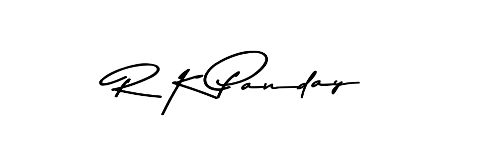 Use a signature maker to create a handwritten signature online. With this signature software, you can design (Asem Kandis PERSONAL USE) your own signature for name R K Panday. R K Panday signature style 9 images and pictures png