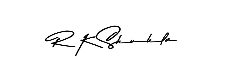 How to make R K Shukla signature? Asem Kandis PERSONAL USE is a professional autograph style. Create handwritten signature for R K Shukla name. R K Shukla signature style 9 images and pictures png