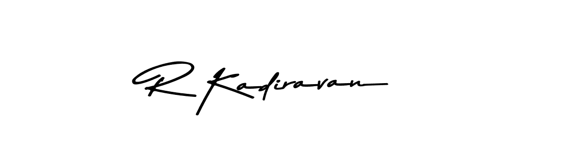 Also we have R Kadiravan name is the best signature style. Create professional handwritten signature collection using Asem Kandis PERSONAL USE autograph style. R Kadiravan signature style 9 images and pictures png