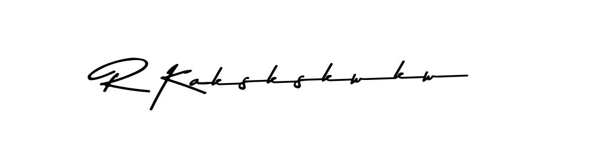 Make a beautiful signature design for name R Kakskskwkw. With this signature (Asem Kandis PERSONAL USE) style, you can create a handwritten signature for free. R Kakskskwkw signature style 9 images and pictures png