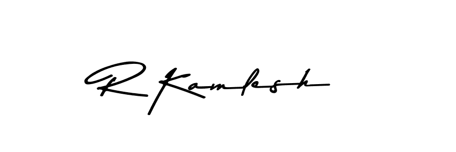 Make a beautiful signature design for name R Kamlesh. Use this online signature maker to create a handwritten signature for free. R Kamlesh signature style 9 images and pictures png