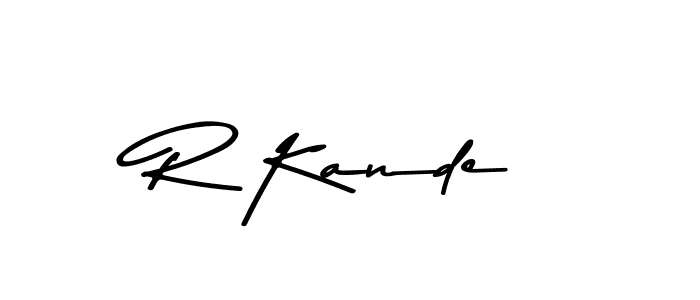 This is the best signature style for the R Kande name. Also you like these signature font (Asem Kandis PERSONAL USE). Mix name signature. R Kande signature style 9 images and pictures png
