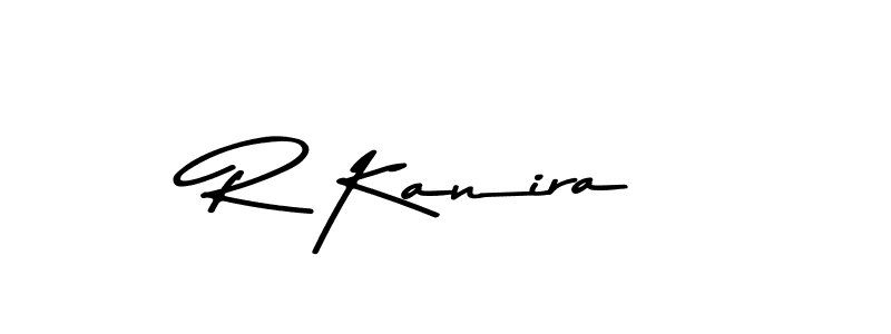 The best way (Asem Kandis PERSONAL USE) to make a short signature is to pick only two or three words in your name. The name R Kanira include a total of six letters. For converting this name. R Kanira signature style 9 images and pictures png