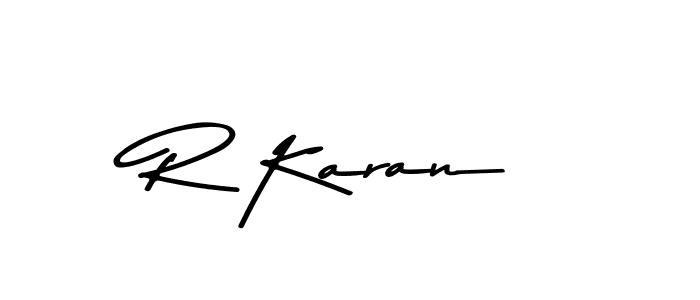 How to make R Karan signature? Asem Kandis PERSONAL USE is a professional autograph style. Create handwritten signature for R Karan name. R Karan signature style 9 images and pictures png