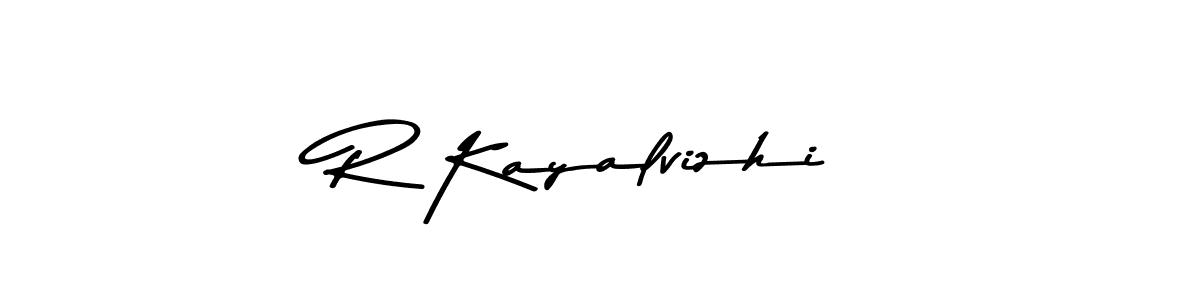 Make a beautiful signature design for name R Kayalvizhi. Use this online signature maker to create a handwritten signature for free. R Kayalvizhi signature style 9 images and pictures png