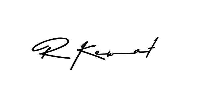 How to Draw R Kewat signature style? Asem Kandis PERSONAL USE is a latest design signature styles for name R Kewat. R Kewat signature style 9 images and pictures png