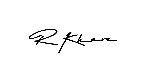 How to make R Khare signature? Asem Kandis PERSONAL USE is a professional autograph style. Create handwritten signature for R Khare name. R Khare signature style 9 images and pictures png