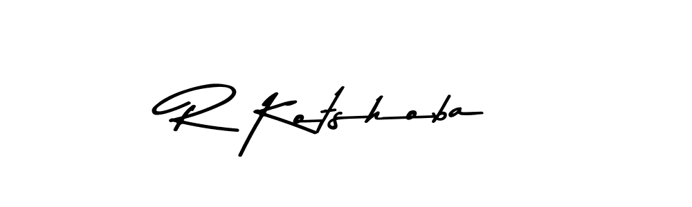 Once you've used our free online signature maker to create your best signature Asem Kandis PERSONAL USE style, it's time to enjoy all of the benefits that R Kotshoba name signing documents. R Kotshoba signature style 9 images and pictures png