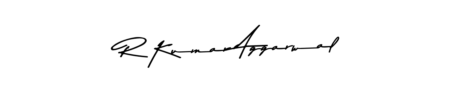 This is the best signature style for the R Kumar Aggarwal name. Also you like these signature font (Asem Kandis PERSONAL USE). Mix name signature. R Kumar Aggarwal signature style 9 images and pictures png