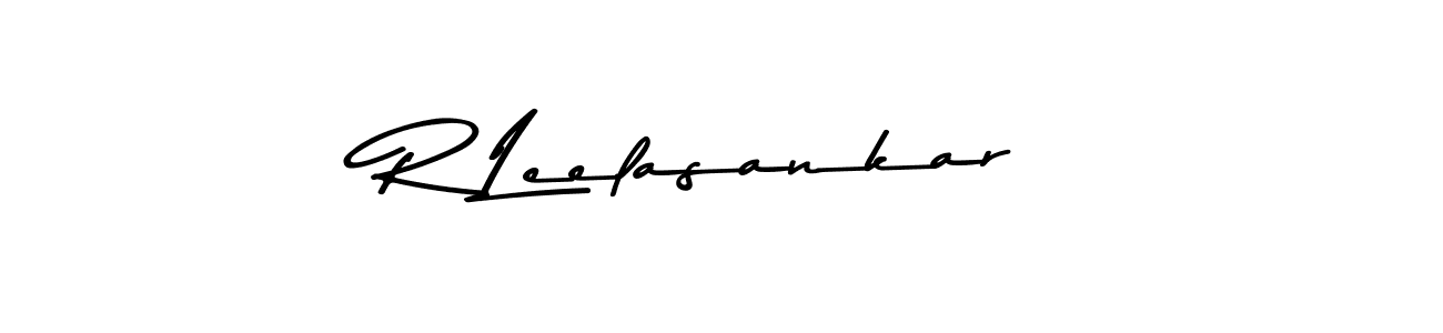 Design your own signature with our free online signature maker. With this signature software, you can create a handwritten (Asem Kandis PERSONAL USE) signature for name R Leelasankar. R Leelasankar signature style 9 images and pictures png