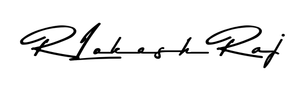 R Lokesh Raj stylish signature style. Best Handwritten Sign (Asem Kandis PERSONAL USE) for my name. Handwritten Signature Collection Ideas for my name R Lokesh Raj. R Lokesh Raj signature style 9 images and pictures png