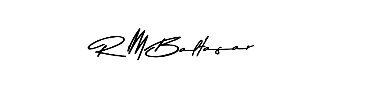 How to make R M Baltasar signature? Asem Kandis PERSONAL USE is a professional autograph style. Create handwritten signature for R M Baltasar name. R M Baltasar signature style 9 images and pictures png