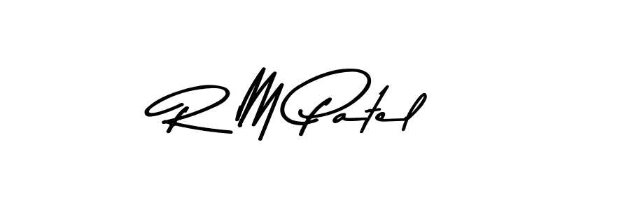 The best way (Asem Kandis PERSONAL USE) to make a short signature is to pick only two or three words in your name. The name R M Patel include a total of six letters. For converting this name. R M Patel signature style 9 images and pictures png