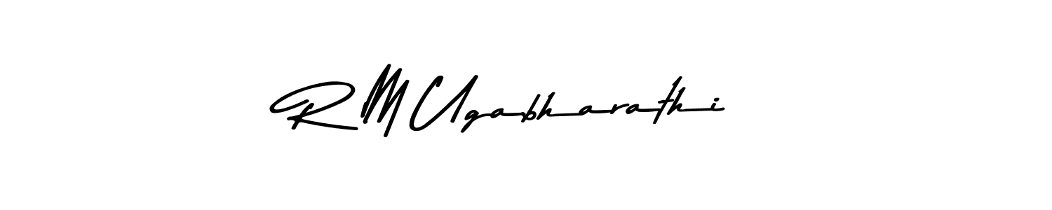 Make a beautiful signature design for name R M Ugabharathi. Use this online signature maker to create a handwritten signature for free. R M Ugabharathi signature style 9 images and pictures png