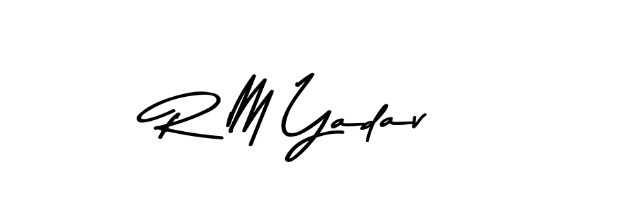 Also You can easily find your signature by using the search form. We will create R M Yadav name handwritten signature images for you free of cost using Asem Kandis PERSONAL USE sign style. R M Yadav signature style 9 images and pictures png