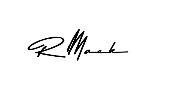 Create a beautiful signature design for name R Mack. With this signature (Asem Kandis PERSONAL USE) fonts, you can make a handwritten signature for free. R Mack signature style 9 images and pictures png