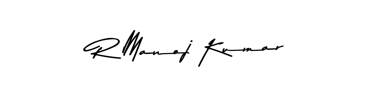 How to make R Manoj Kumar signature? Asem Kandis PERSONAL USE is a professional autograph style. Create handwritten signature for R Manoj Kumar name. R Manoj Kumar signature style 9 images and pictures png