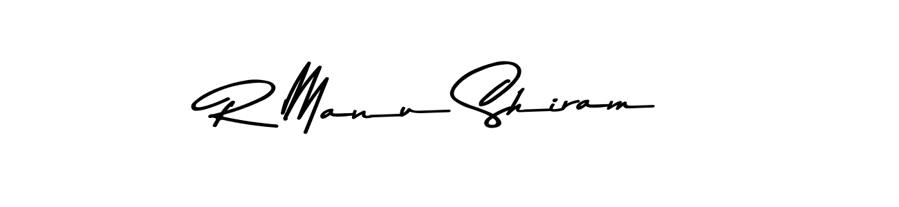 This is the best signature style for the R Manu Shiram name. Also you like these signature font (Asem Kandis PERSONAL USE). Mix name signature. R Manu Shiram signature style 9 images and pictures png