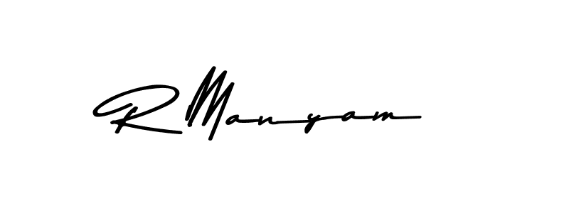This is the best signature style for the R Manyam name. Also you like these signature font (Asem Kandis PERSONAL USE). Mix name signature. R Manyam signature style 9 images and pictures png