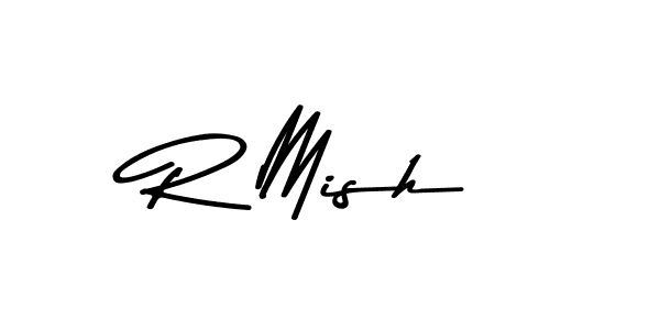 How to make R Mish signature? Asem Kandis PERSONAL USE is a professional autograph style. Create handwritten signature for R Mish name. R Mish signature style 9 images and pictures png
