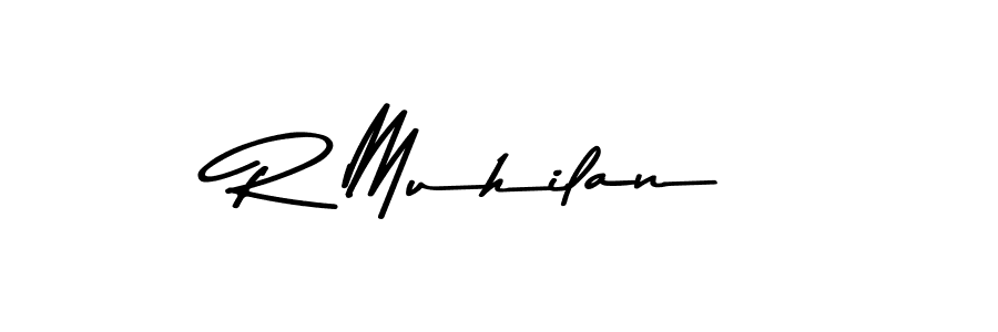 Also we have R Muhilan name is the best signature style. Create professional handwritten signature collection using Asem Kandis PERSONAL USE autograph style. R Muhilan signature style 9 images and pictures png