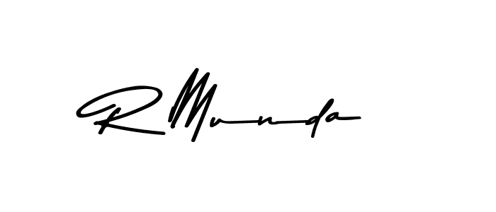Make a beautiful signature design for name R Munda. Use this online signature maker to create a handwritten signature for free. R Munda signature style 9 images and pictures png