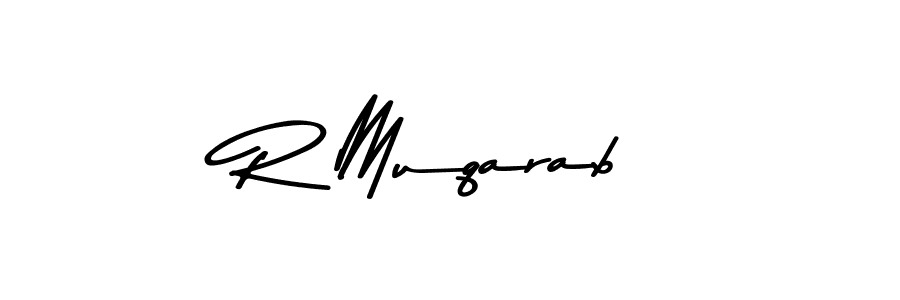 Create a beautiful signature design for name R Muqarab. With this signature (Asem Kandis PERSONAL USE) fonts, you can make a handwritten signature for free. R Muqarab signature style 9 images and pictures png