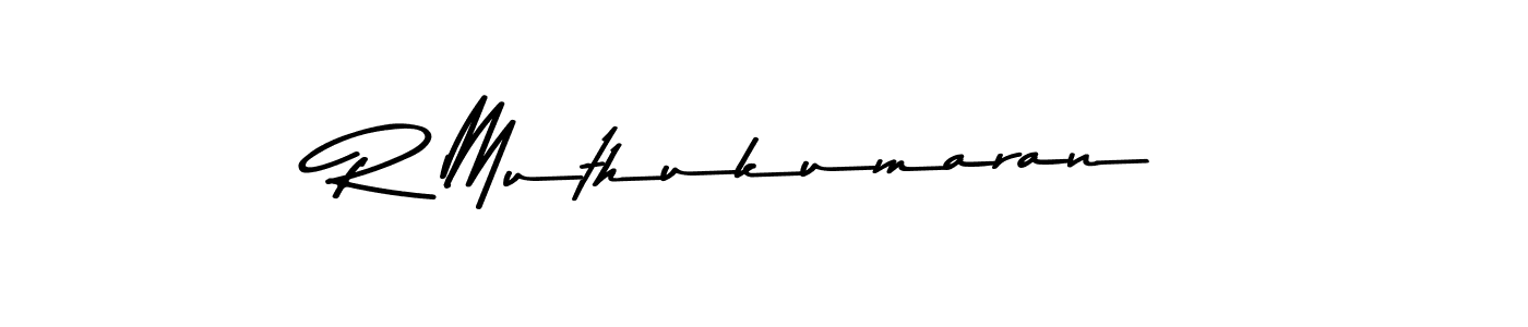 The best way (Asem Kandis PERSONAL USE) to make a short signature is to pick only two or three words in your name. The name R Muthukumaran include a total of six letters. For converting this name. R Muthukumaran signature style 9 images and pictures png