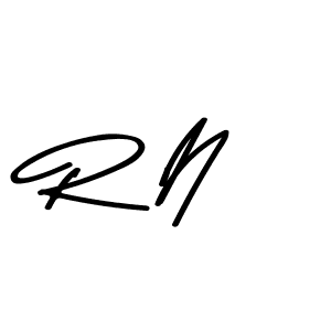 Best and Professional Signature Style for R N. Asem Kandis PERSONAL USE Best Signature Style Collection. R N signature style 9 images and pictures png