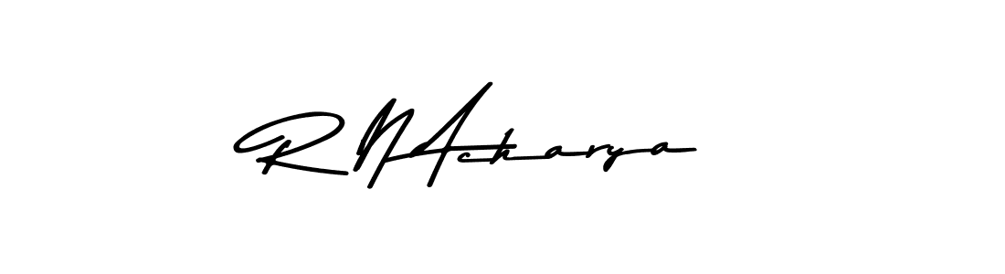 The best way (Asem Kandis PERSONAL USE) to make a short signature is to pick only two or three words in your name. The name R N Acharya include a total of six letters. For converting this name. R N Acharya signature style 9 images and pictures png