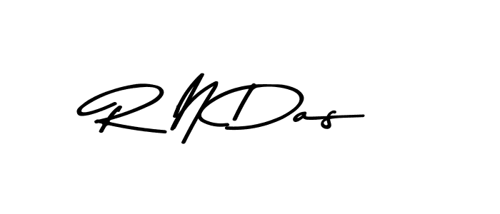 Make a beautiful signature design for name R N Das. With this signature (Asem Kandis PERSONAL USE) style, you can create a handwritten signature for free. R N Das signature style 9 images and pictures png