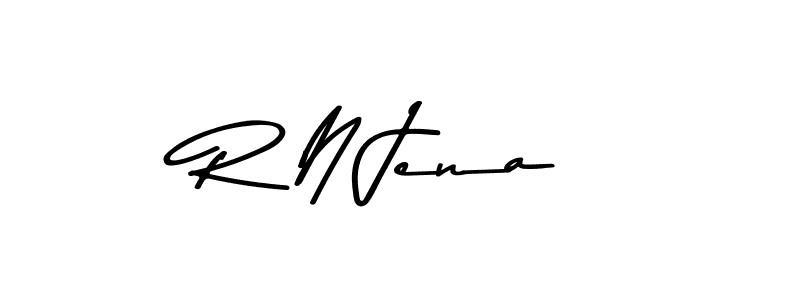 The best way (Asem Kandis PERSONAL USE) to make a short signature is to pick only two or three words in your name. The name R N Jena include a total of six letters. For converting this name. R N Jena signature style 9 images and pictures png