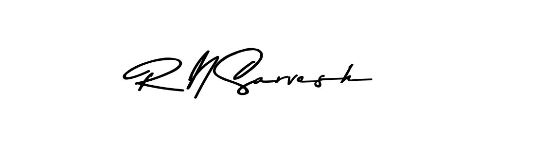 Here are the top 10 professional signature styles for the name R N Sarvesh. These are the best autograph styles you can use for your name. R N Sarvesh signature style 9 images and pictures png