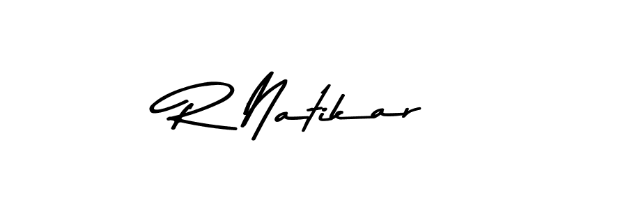 How to make R Natikar signature? Asem Kandis PERSONAL USE is a professional autograph style. Create handwritten signature for R Natikar name. R Natikar signature style 9 images and pictures png