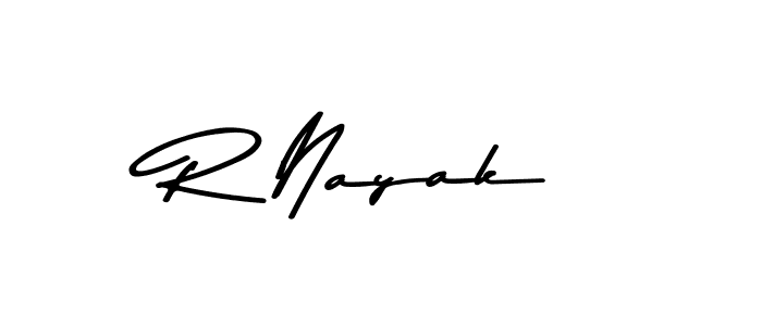 R Nayak stylish signature style. Best Handwritten Sign (Asem Kandis PERSONAL USE) for my name. Handwritten Signature Collection Ideas for my name R Nayak. R Nayak signature style 9 images and pictures png