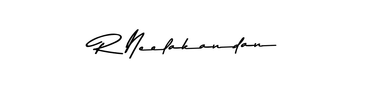 R Neelakandan stylish signature style. Best Handwritten Sign (Asem Kandis PERSONAL USE) for my name. Handwritten Signature Collection Ideas for my name R Neelakandan. R Neelakandan signature style 9 images and pictures png