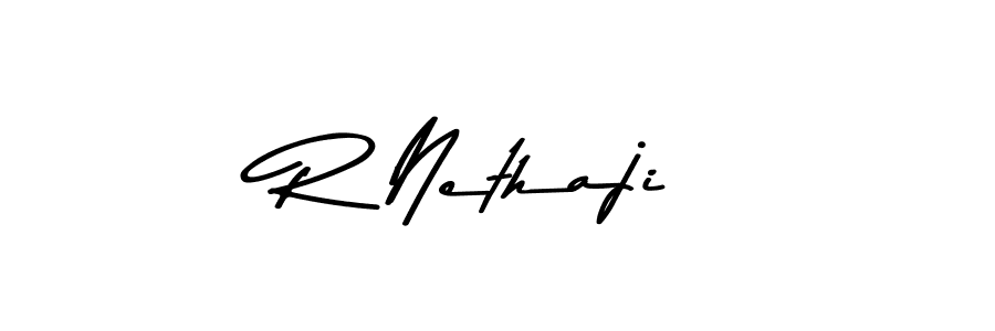 Asem Kandis PERSONAL USE is a professional signature style that is perfect for those who want to add a touch of class to their signature. It is also a great choice for those who want to make their signature more unique. Get R Nethaji name to fancy signature for free. R Nethaji signature style 9 images and pictures png