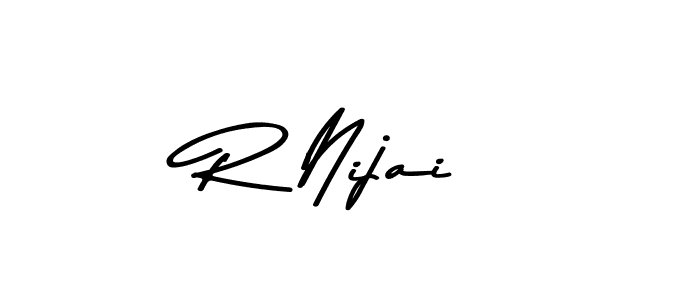 Similarly Asem Kandis PERSONAL USE is the best handwritten signature design. Signature creator online .You can use it as an online autograph creator for name R Nijai. R Nijai signature style 9 images and pictures png