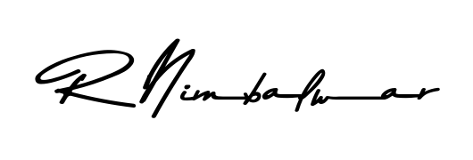 How to Draw R Nimbalwar signature style? Asem Kandis PERSONAL USE is a latest design signature styles for name R Nimbalwar. R Nimbalwar signature style 9 images and pictures png
