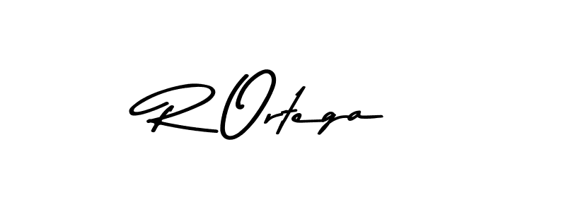 How to make R Ortega signature? Asem Kandis PERSONAL USE is a professional autograph style. Create handwritten signature for R Ortega name. R Ortega signature style 9 images and pictures png