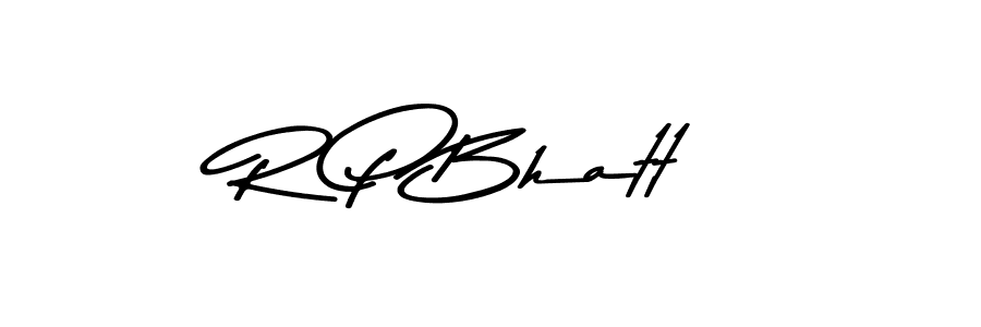 R P Bhatt stylish signature style. Best Handwritten Sign (Asem Kandis PERSONAL USE) for my name. Handwritten Signature Collection Ideas for my name R P Bhatt. R P Bhatt signature style 9 images and pictures png