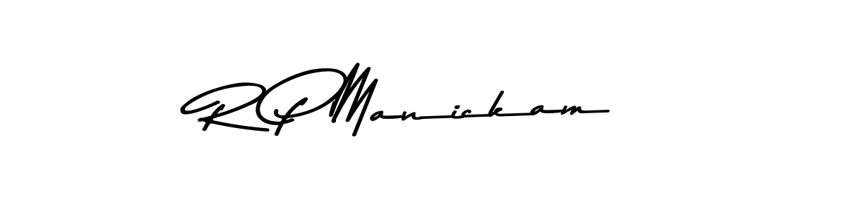 Asem Kandis PERSONAL USE is a professional signature style that is perfect for those who want to add a touch of class to their signature. It is also a great choice for those who want to make their signature more unique. Get R P Manickam name to fancy signature for free. R P Manickam signature style 9 images and pictures png