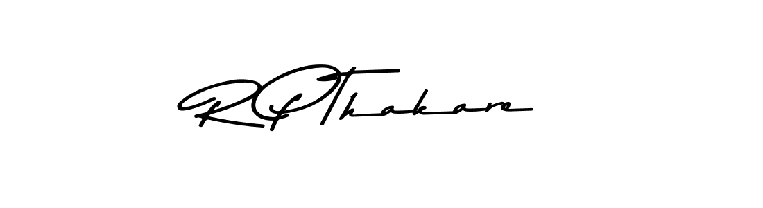 Here are the top 10 professional signature styles for the name R P Thakare. These are the best autograph styles you can use for your name. R P Thakare signature style 9 images and pictures png