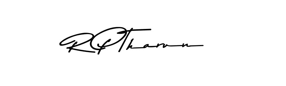 How to make R P Tharun signature? Asem Kandis PERSONAL USE is a professional autograph style. Create handwritten signature for R P Tharun name. R P Tharun signature style 9 images and pictures png