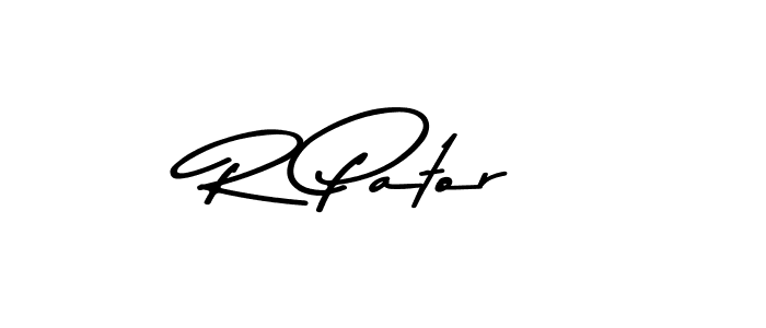 R Pator stylish signature style. Best Handwritten Sign (Asem Kandis PERSONAL USE) for my name. Handwritten Signature Collection Ideas for my name R Pator. R Pator signature style 9 images and pictures png