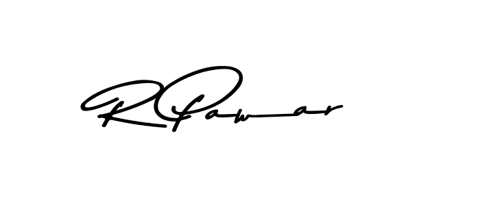 Design your own signature with our free online signature maker. With this signature software, you can create a handwritten (Asem Kandis PERSONAL USE) signature for name R Pawar. R Pawar signature style 9 images and pictures png