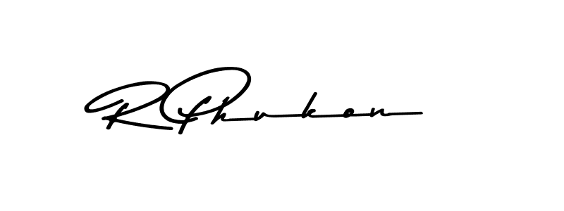 Also You can easily find your signature by using the search form. We will create R Phukon name handwritten signature images for you free of cost using Asem Kandis PERSONAL USE sign style. R Phukon signature style 9 images and pictures png