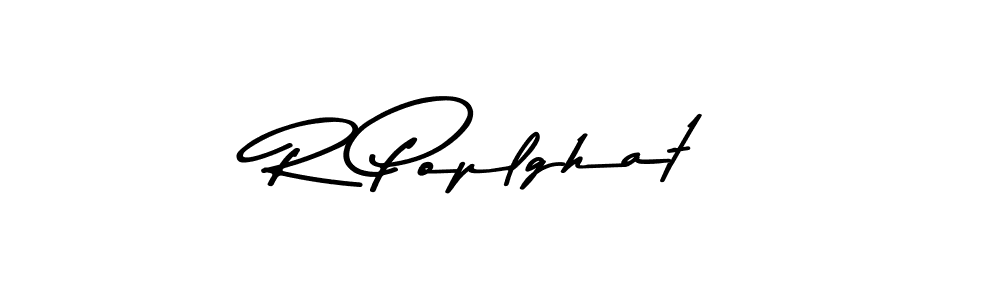 This is the best signature style for the R Poplghat name. Also you like these signature font (Asem Kandis PERSONAL USE). Mix name signature. R Poplghat signature style 9 images and pictures png