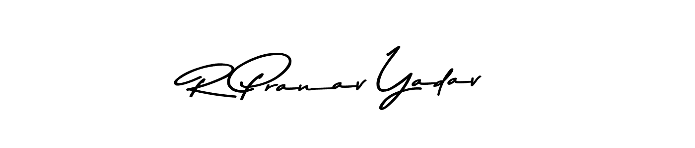 Similarly Asem Kandis PERSONAL USE is the best handwritten signature design. Signature creator online .You can use it as an online autograph creator for name R Pranav Yadav. R Pranav Yadav signature style 9 images and pictures png